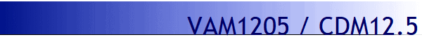 VAM1205 / CDM12.5